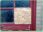 boarded up Sevenoaks